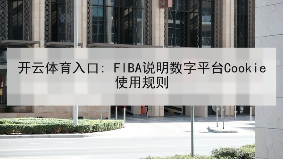开云体育入口: FIBA说明数字平台Cookie使用规则